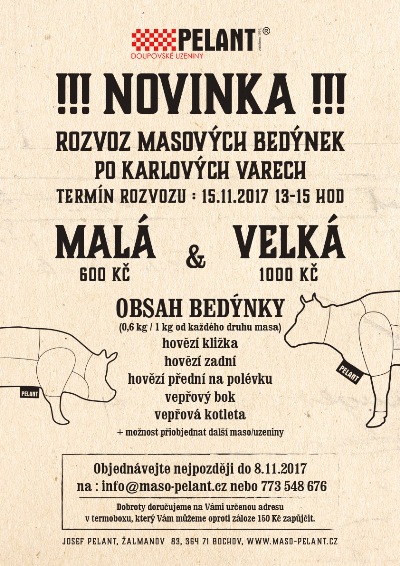 Rozvoz masových bedýnek!