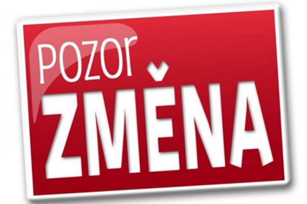 Změna otevírací doby!